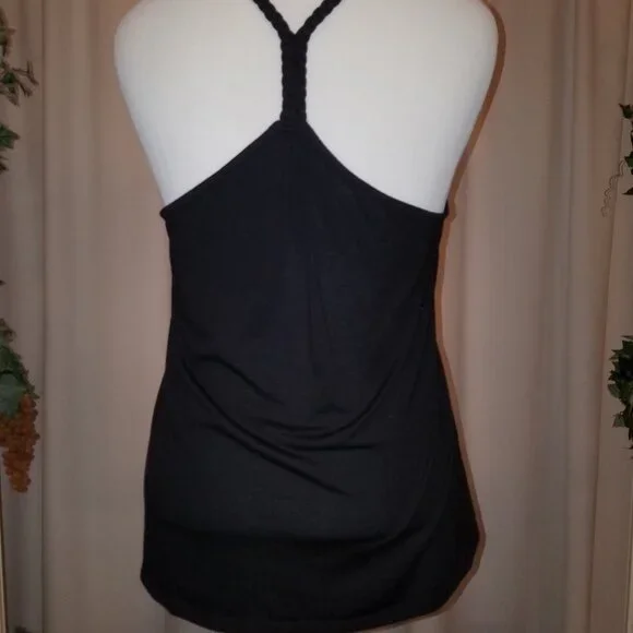 Black grey racer back w design on front XL - Picture 3 of 3